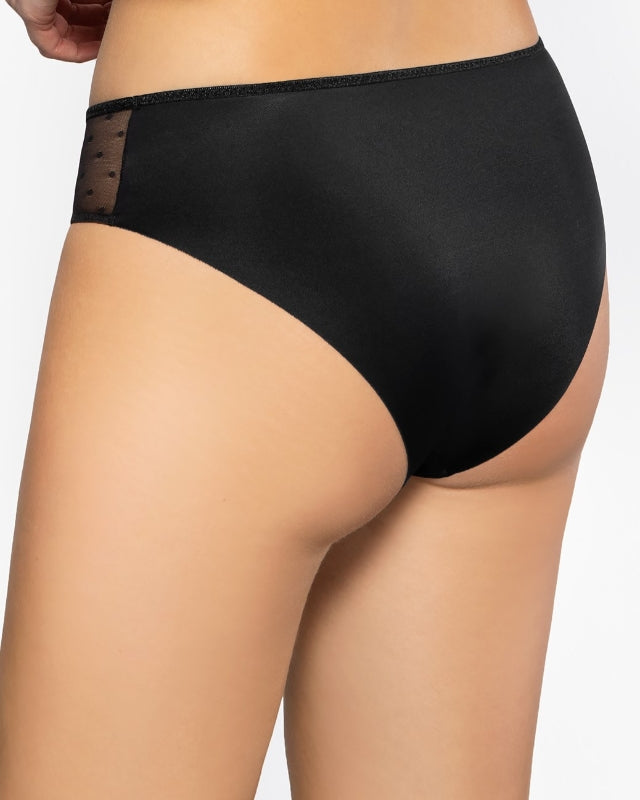 Twiggy Slip A Vita Bassa Nero 02723 ULTIME TAGLIE PRONTA CONSEGNA-ARTICOLO IN SVENDITA FINALE-NON SOGGETTO A RESI O CAMBI