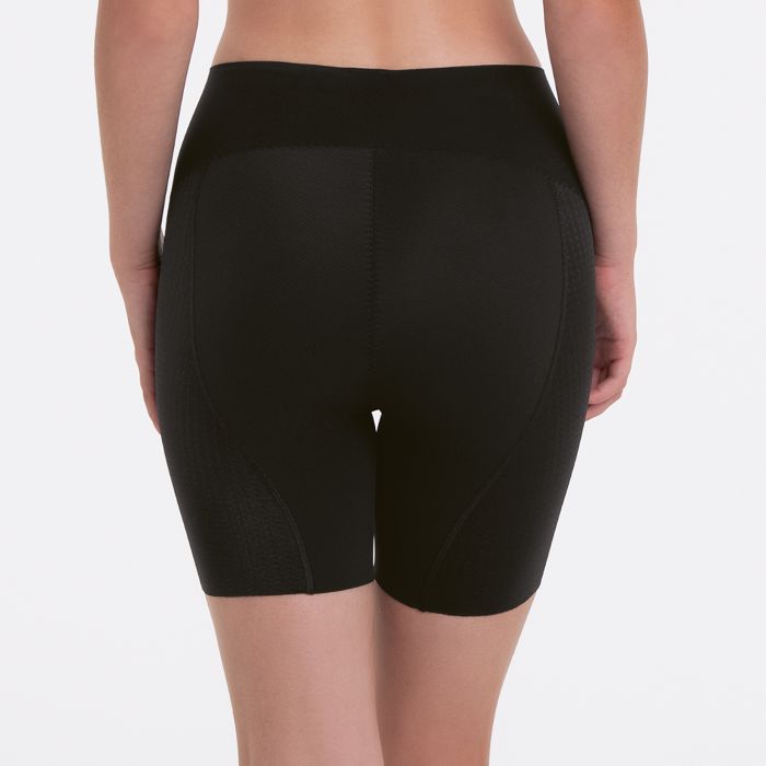Beauty Shaper Guaina a Gambaletto Pantaloncino Anti- Sfregamento Nero 1786