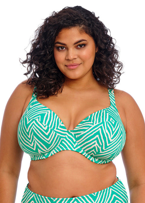 Fiji Falls Marine Plunge Bikini Top