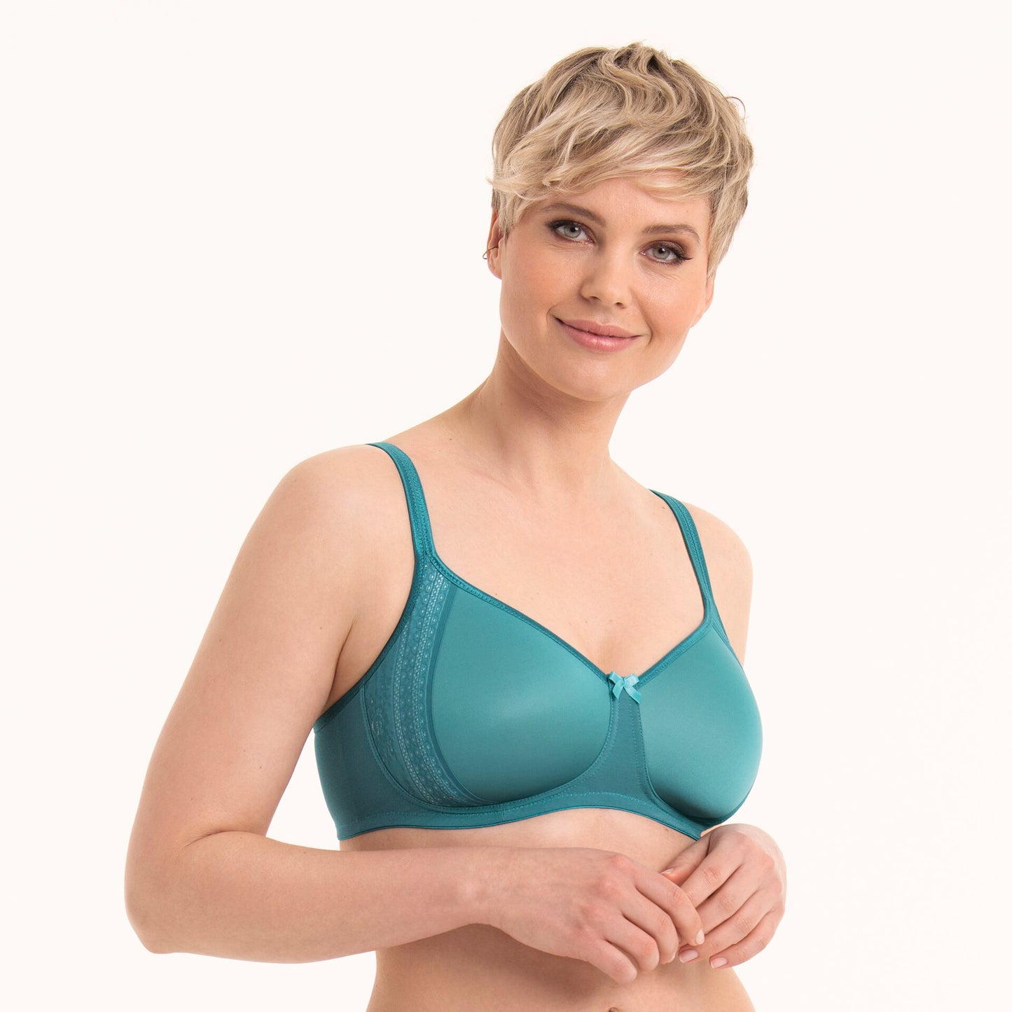 Fleur Reggiseno Senza Ferretto con Coppe Imbottite Light Smaragd 5456