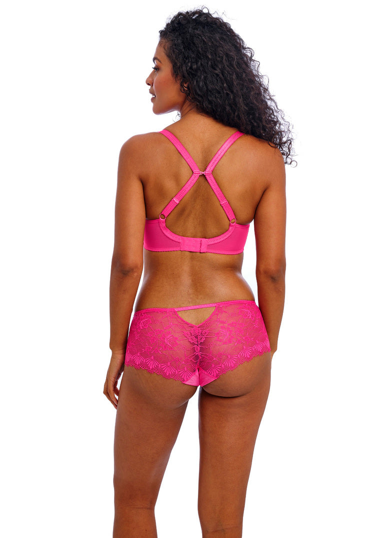 Fascinate Hot Pink Plunge Bra