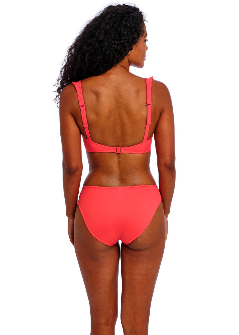 Jewel Cove Top Scollo a V Plain Sunset