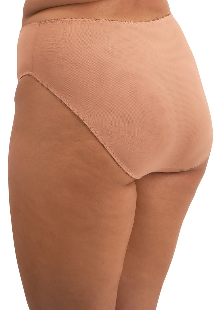 Zarla Cafe Au Lait Slip A Vita Alta E Dettagli In Pizzo