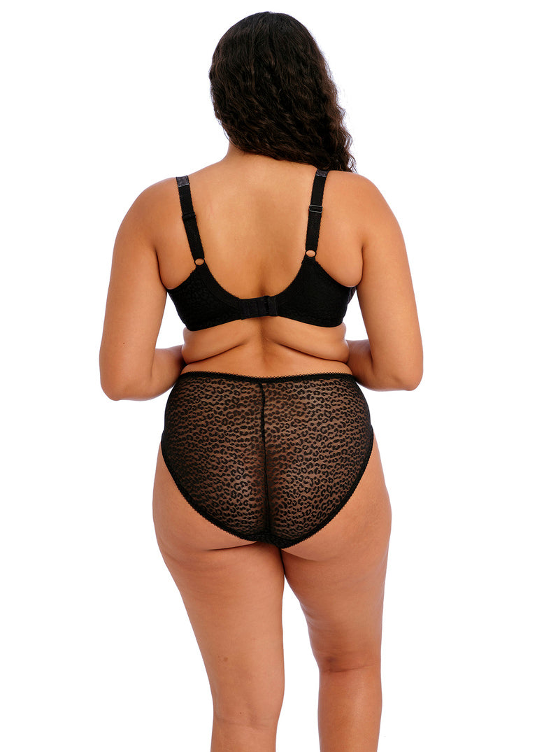 Lucie Slip A Vita Alta Con Dettagli In Pizzo Nero