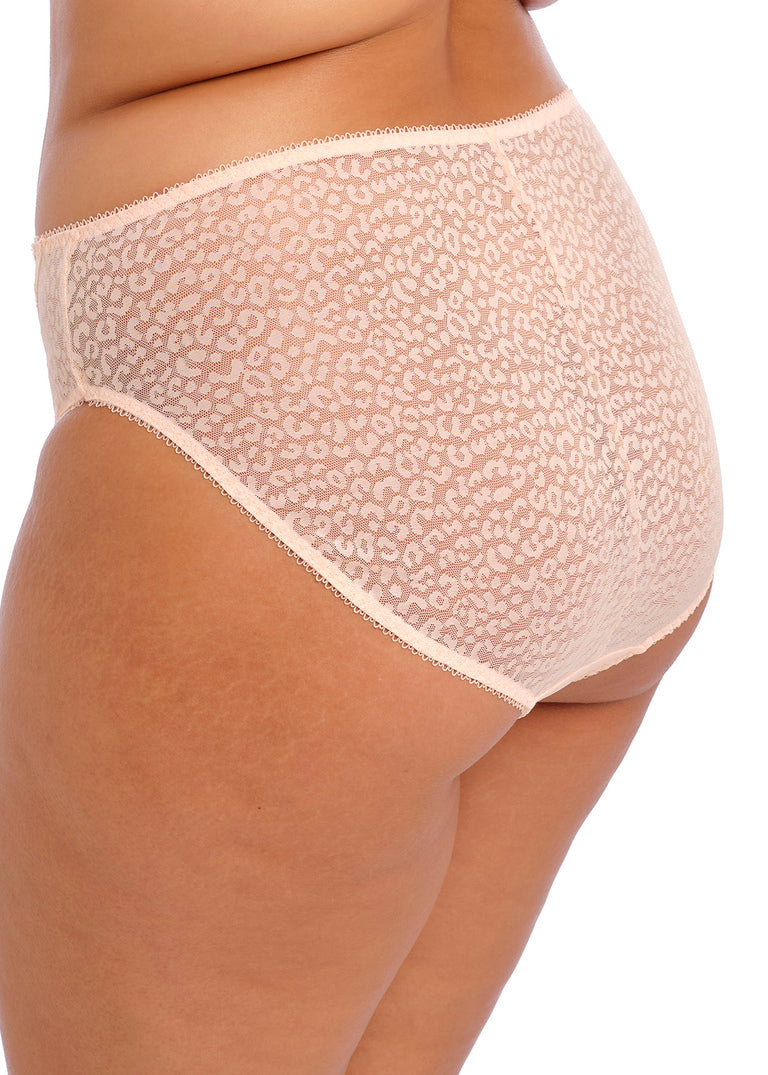 Lucie Slip A Vita Alta Con Dettagli In Pizzo Pale Blush