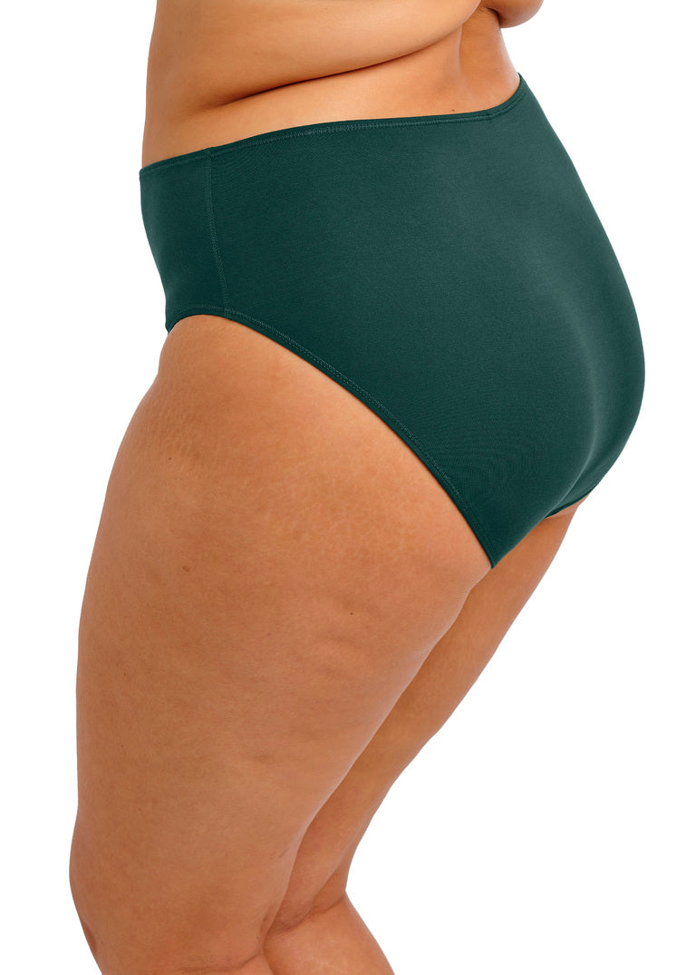 Smooth Slip In Cotone A Vita Alta Verde Smeraldo