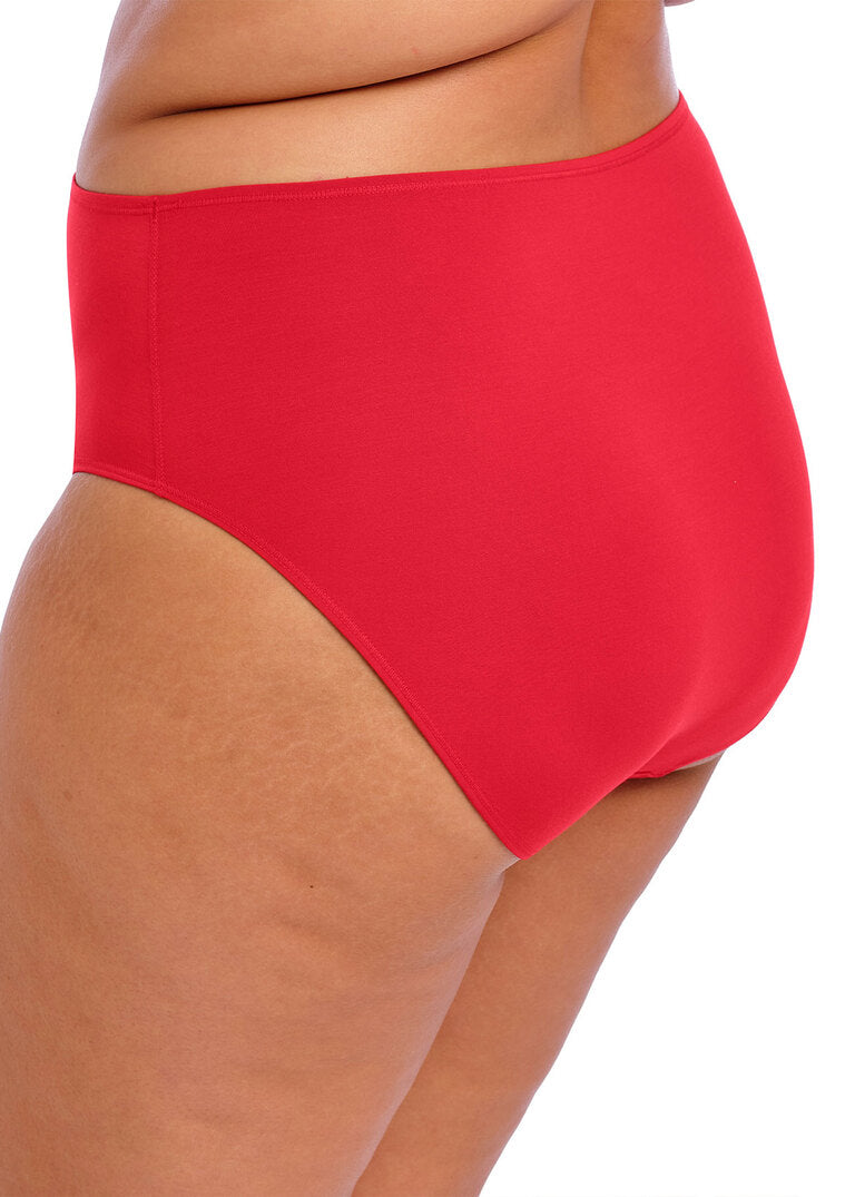 Smooth Slip In Cotone A Vita Alta Rosso