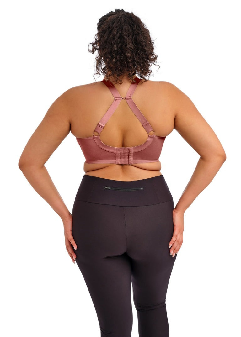 Reggiseno Sportivo Energise con Ferretto ad Alto Sostegno Rosewood