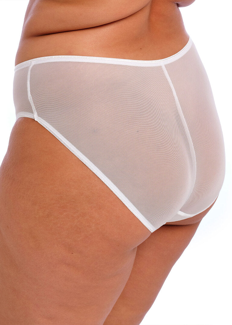 Matilda White Slip A Vita Media Anche Taglie Curvy Bianco