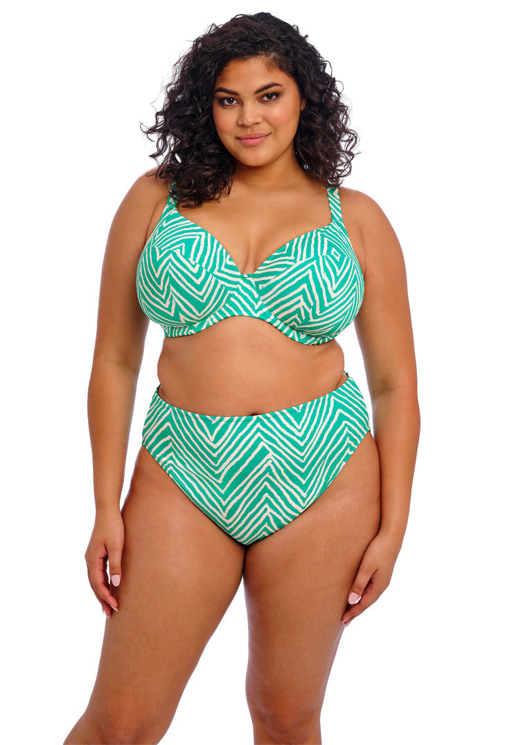 Fiji Falls Marine Plunge Bikini Top