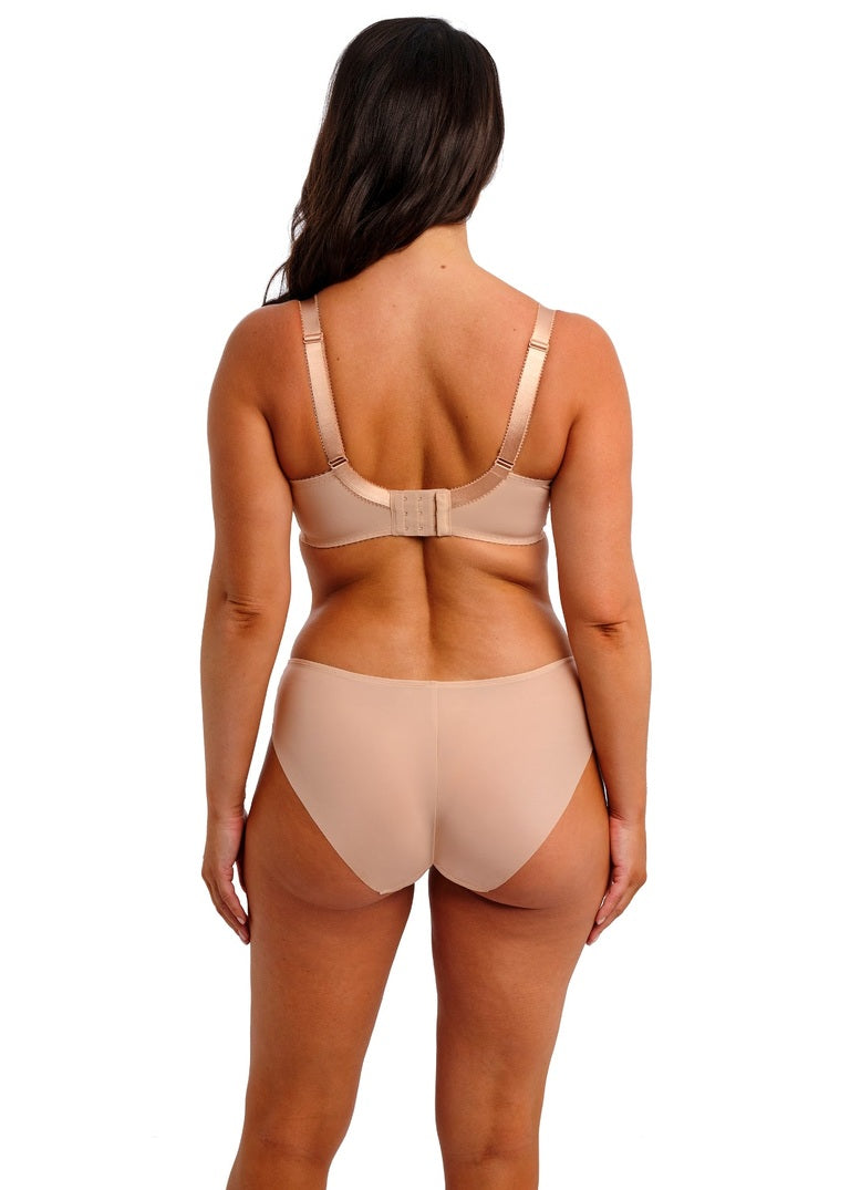 Emmaline Slip A Vita Bassa Con Inserti In Pizzo Natural Beige