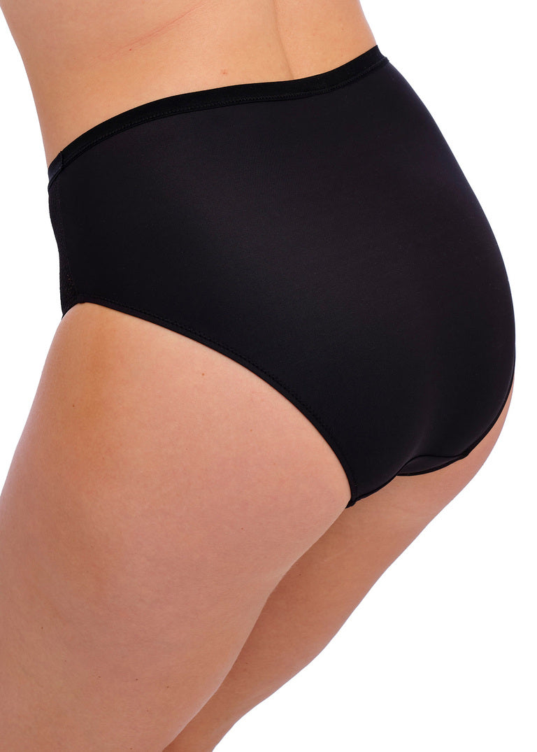 Demure Slip A Vita Alta Leggermente Contenitivi Nero