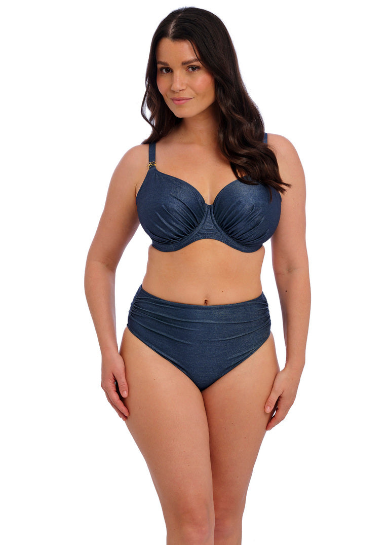 Paros Coast Midnight Sparkle Bikini Top