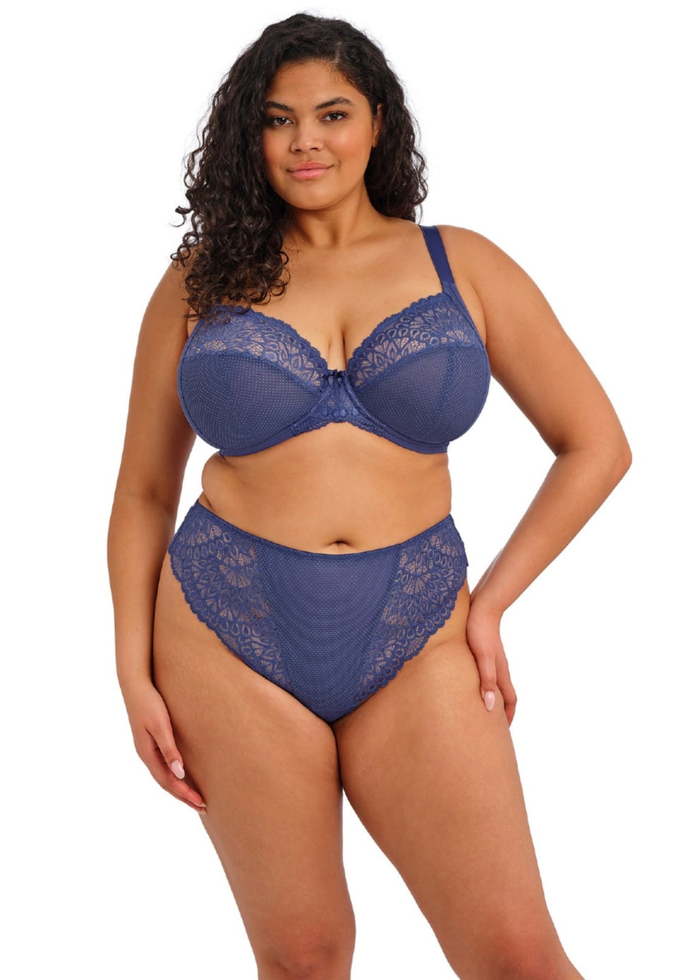 Elomi Tiernie Reggiseno Con Ferretto E Coppe Soft Effetto Plunge Denim