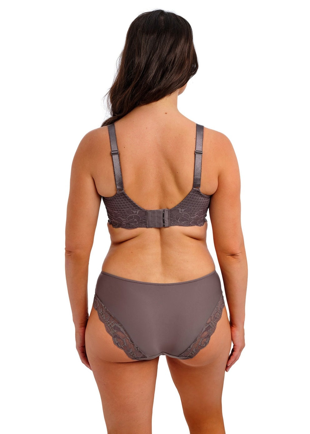 Slip Reflect A Vita Bassa con Pizzo e Microfibra Taglio Laser Warm Ombre