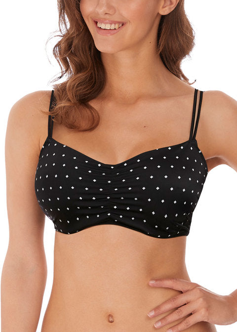 Jewel Cove Black Bralette Bikini Top