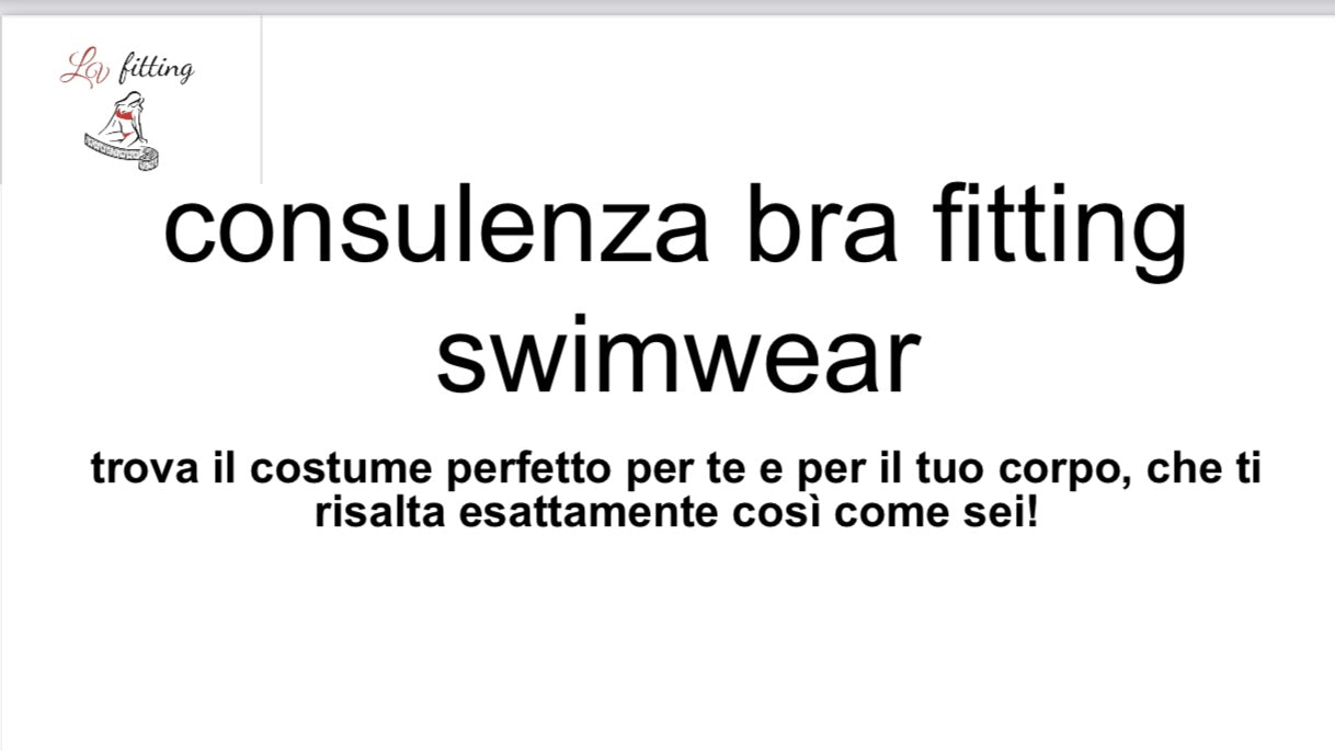 CONSULENZA BRA FITTING ONLINE SU WHATSAPP COSTUMI E BODYSHAPE (senza videochiamata)