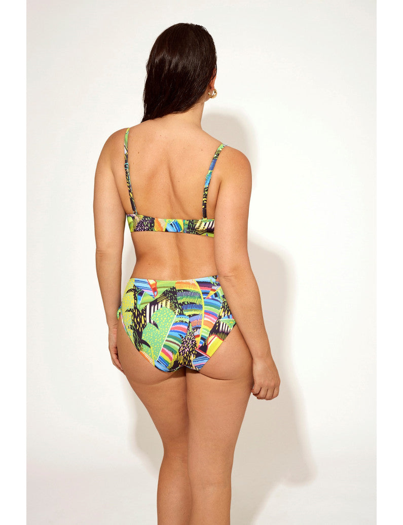 Costume Due Pezzi Reggiseno Con Ferretto Regolabile e Slip a Vita Alta COMPLETO S10250 ULTIME TAGLIE PRONTA CONSEGNA