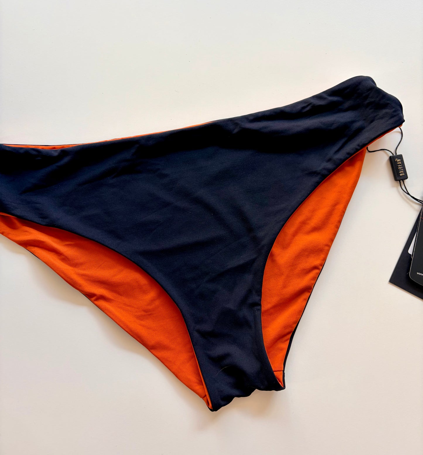 Slip Costume Double Face Nero/ Arancione