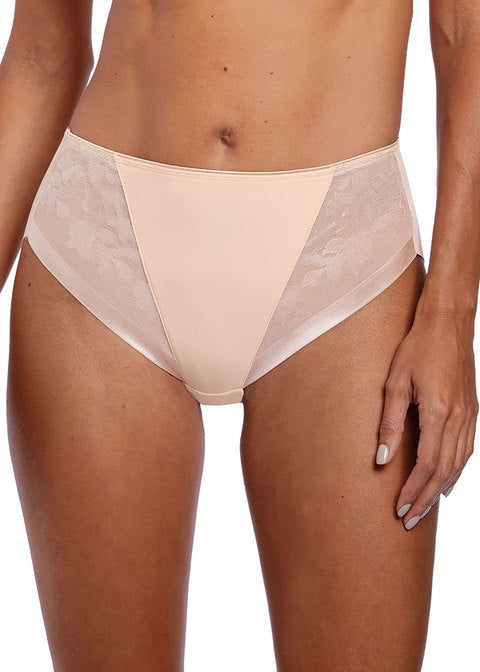 Illusion Natural Beige High Waist Brief