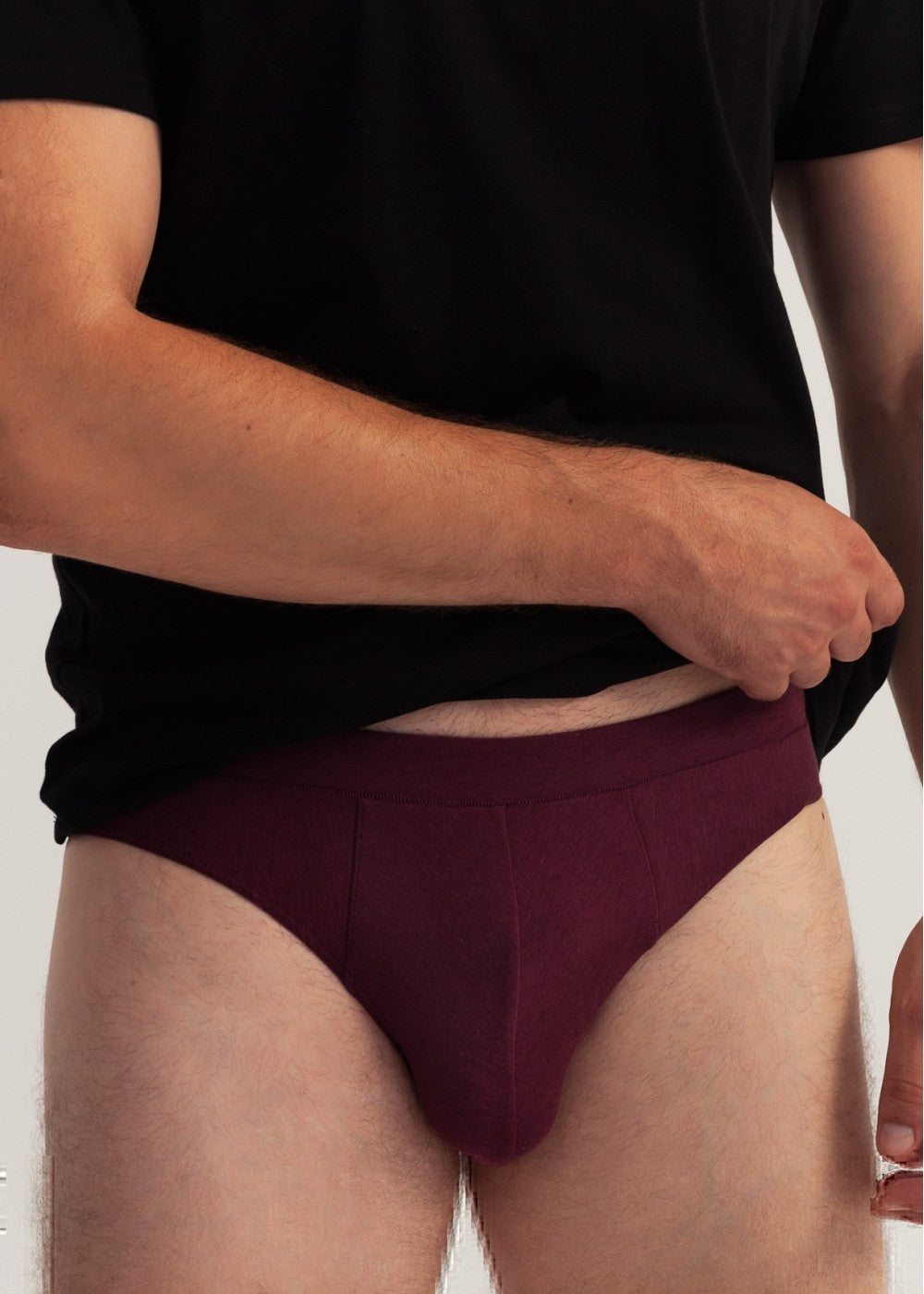 Slip uomo Bamboo e Cotone Bordeaux