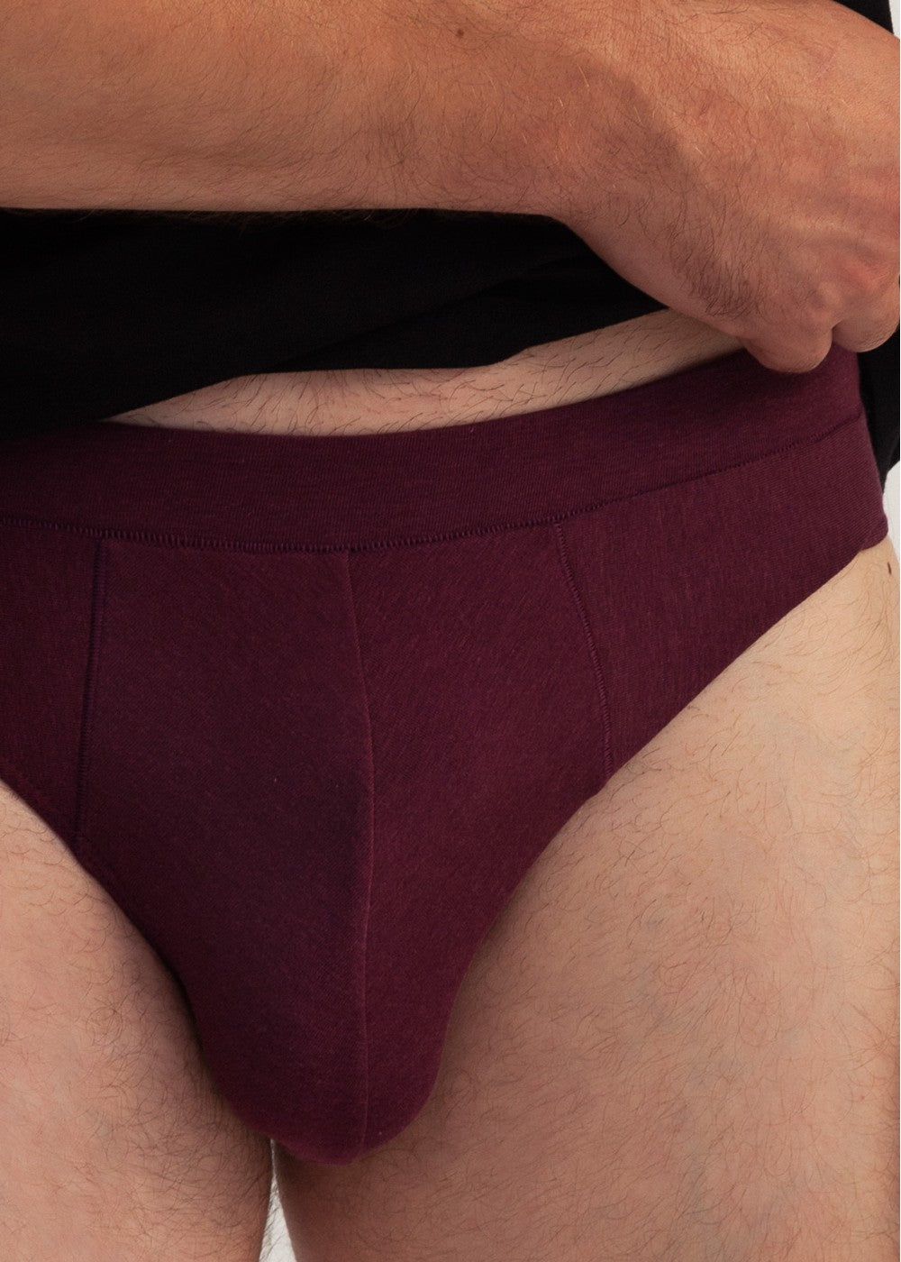 Slip uomo Bamboo e Cotone Bordeaux