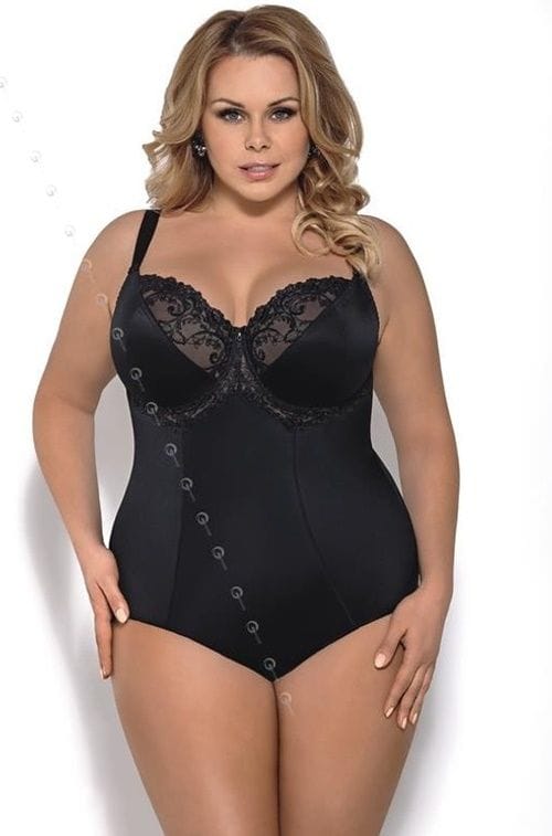 Gala Body Con Ferretto E Coppe Soft Contenitivo E Modellante Nero K356
