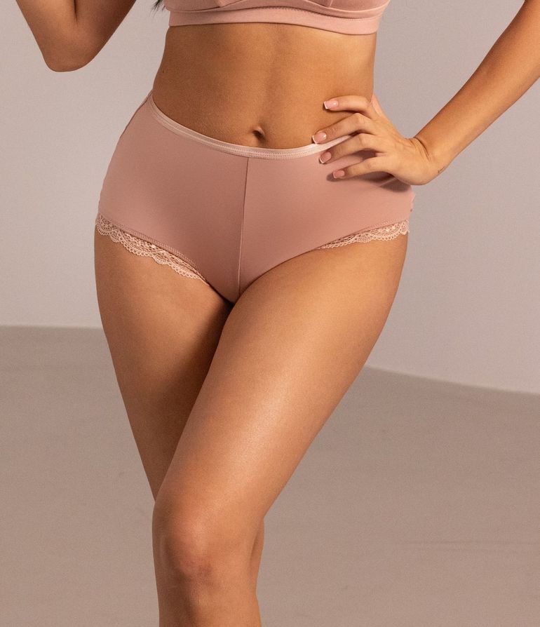 Marcella Slip A Taglio Boxer A Vita Alta In Micromodal
