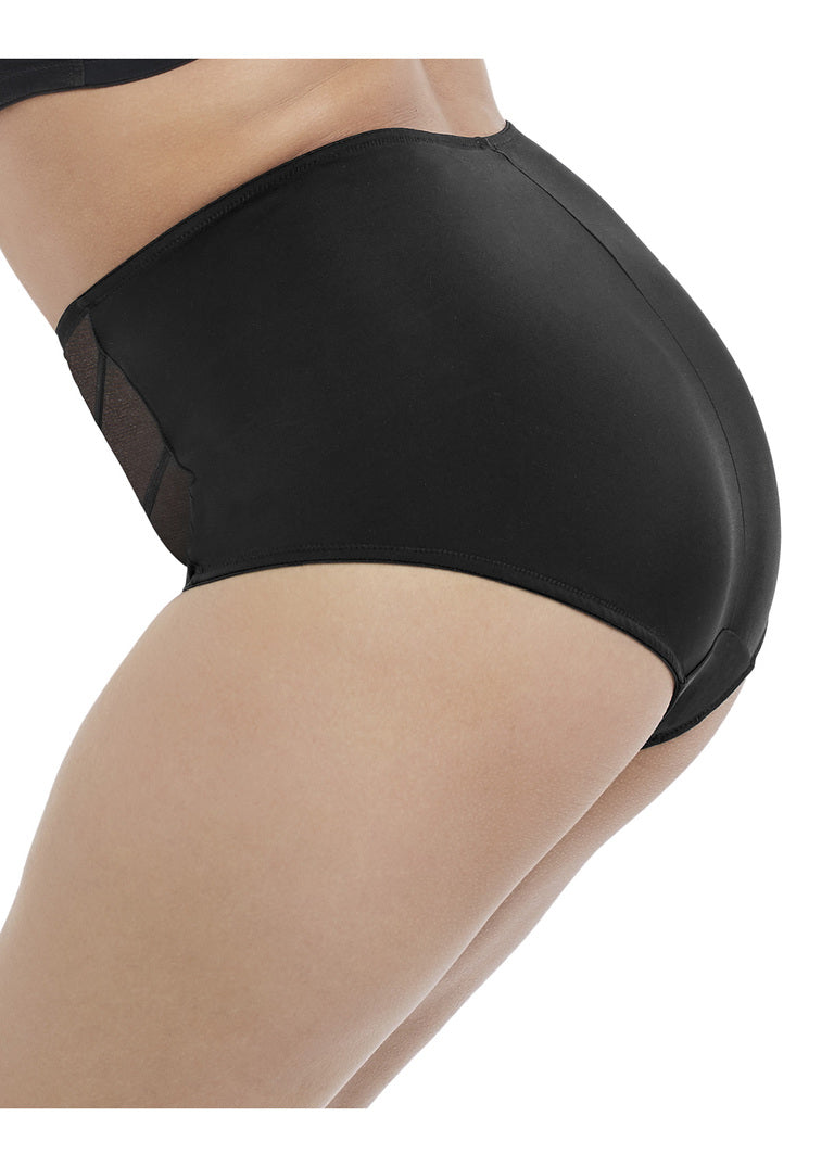 Sachi Slip A Vita Alta Leggermente Contenitivo Nero