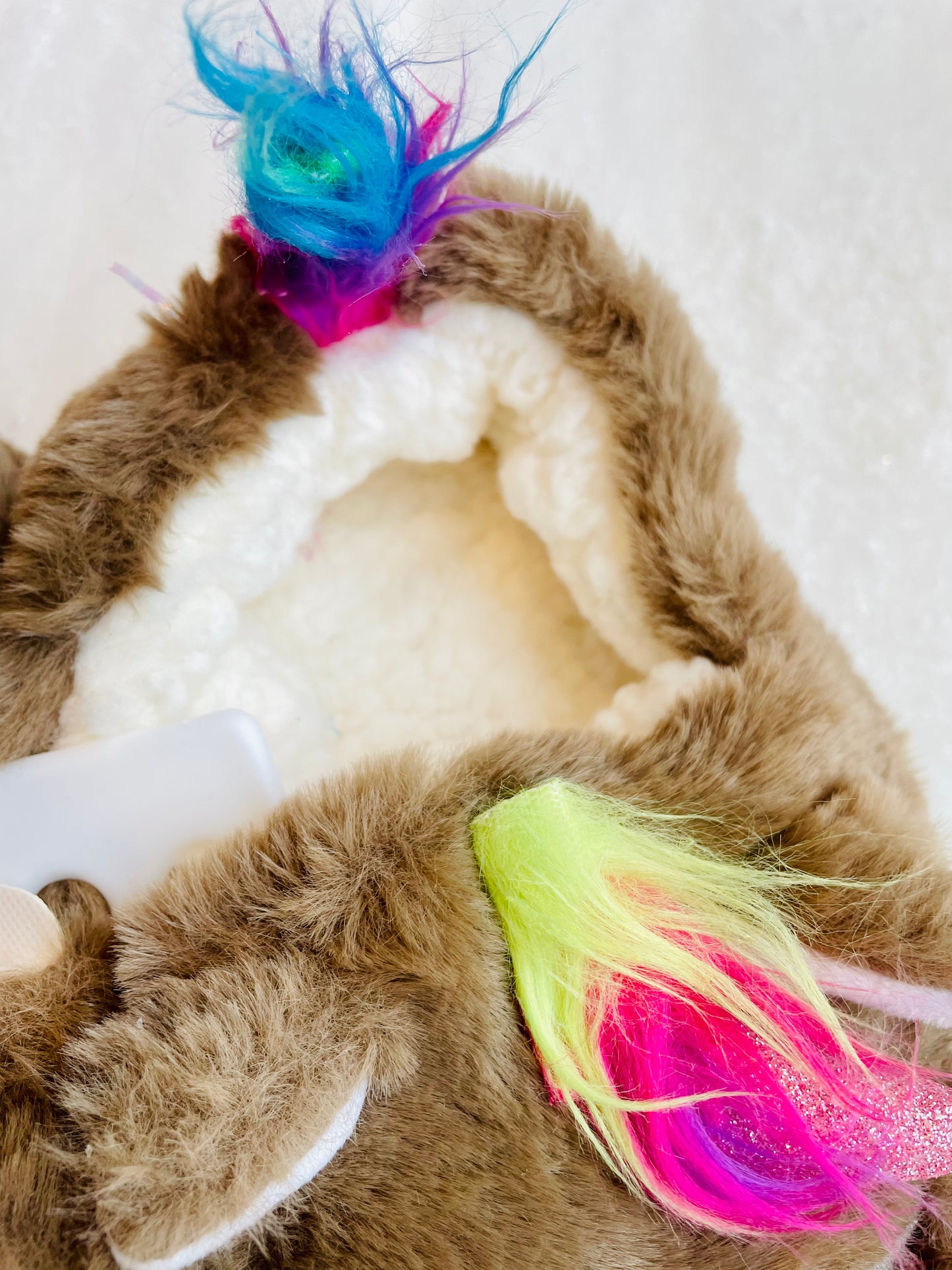 Ciabatte unicorno marrone