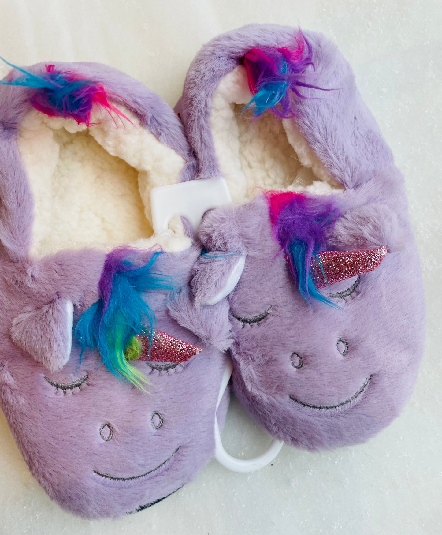 Ciabatte unicorno lilla
