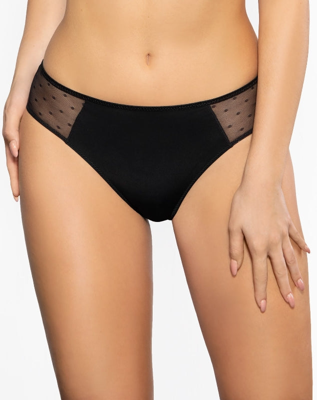 Twiggy Slip A Vita Bassa Nero 02723 ULTIME TAGLIE PRONTA CONSEGNA-ARTICOLO IN SVENDITA FINALE-NON SOGGETTO A RESI O CAMBI