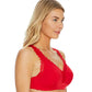 Dalis Bralette Cotone Senza Ferretto E Coppe Morbide Non Preformate Rossa ULTIME TAGLIE PRONTA CONSEGNA