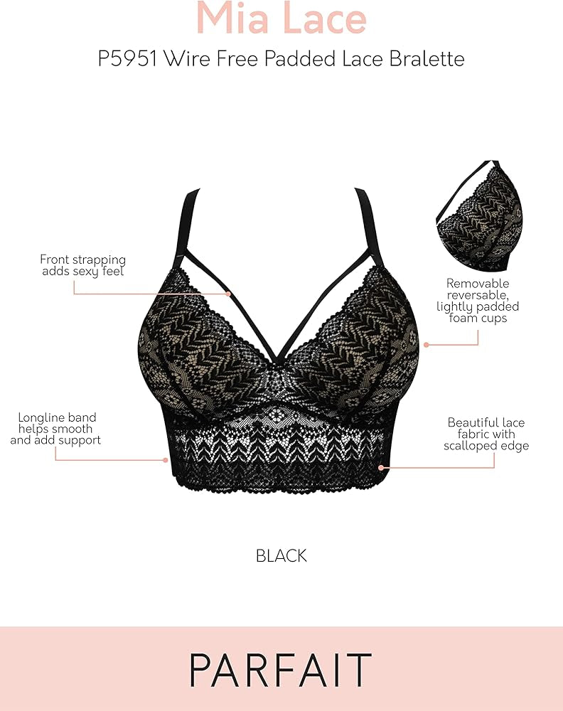 Mia Bralette Senza Ferretto E Coppe Morbide Ricamate 5951