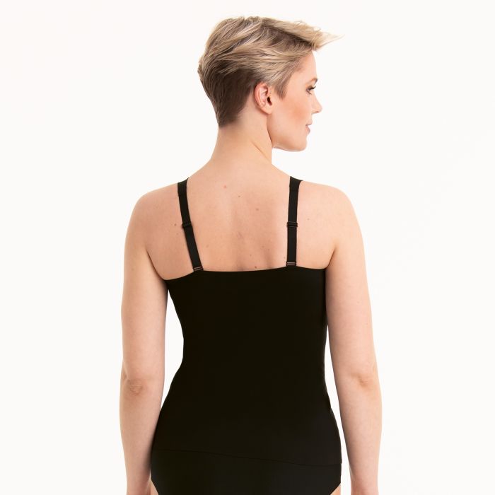 Canotta Con Coppette 0654 Nera