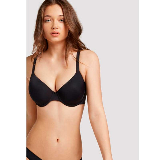 Reggiseno ELLA con ferretto e coppa preformata 0119 Nero ULTIME TAGLIE PRONTA CONSEGNA-ARTICOLO IN SVENDITA FINALE-NON SOGGETTO A RESI O CAMBI