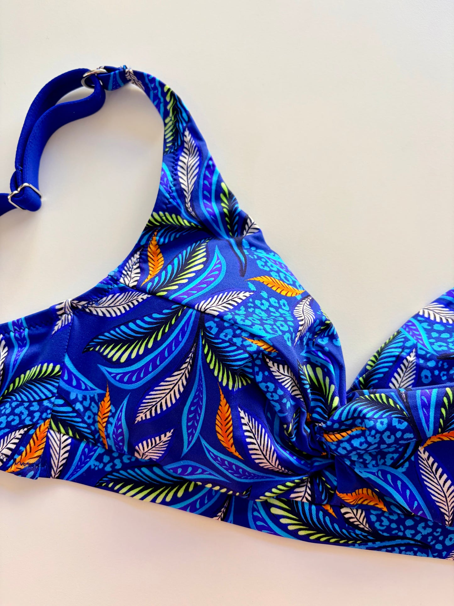 Bralette Costume Senza Ferretto Donatella Blu