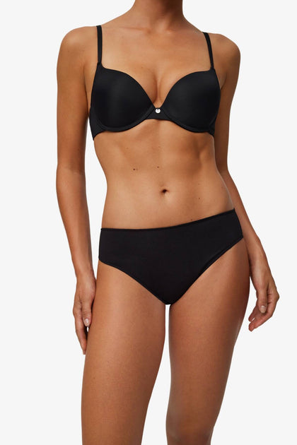 Slip Midi Cotone 19641 Nero PRONTA CONSEGNA