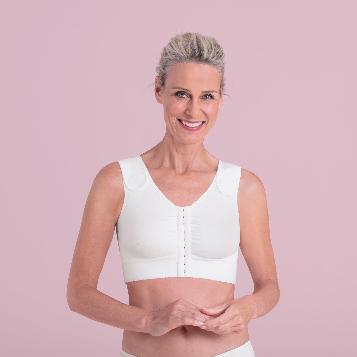 Munich Reggiseno Chiusura Anteriore Bianco 1164