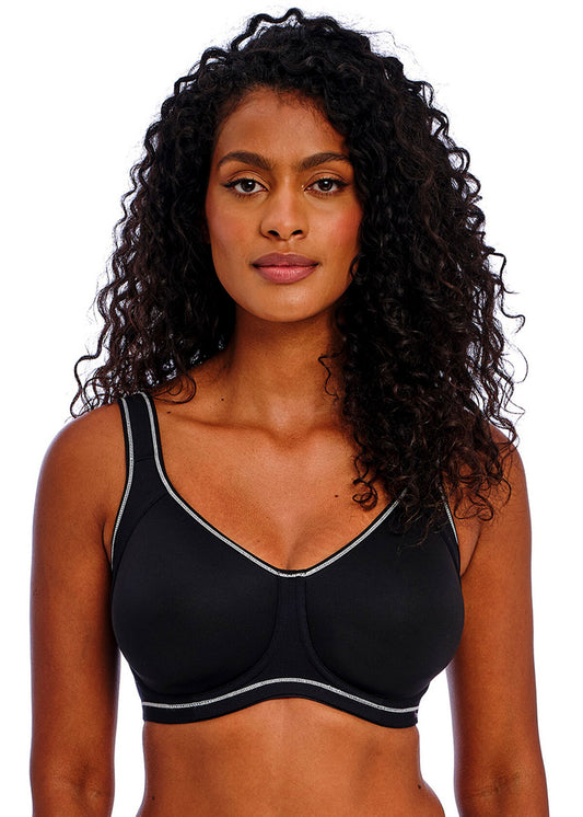 Reggiseno Sportivo Sonic Coppe Spacer Traspiranti Nero