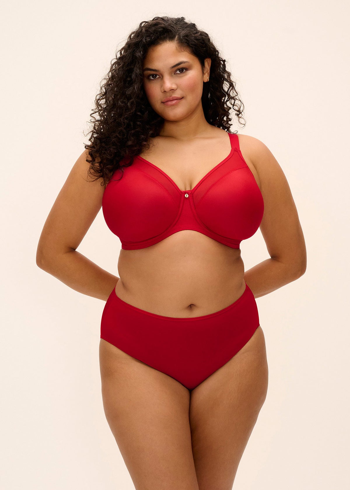 Reggiseno Minimizer Smooth Coppa Liscia Modellante con Ferretto Rosso