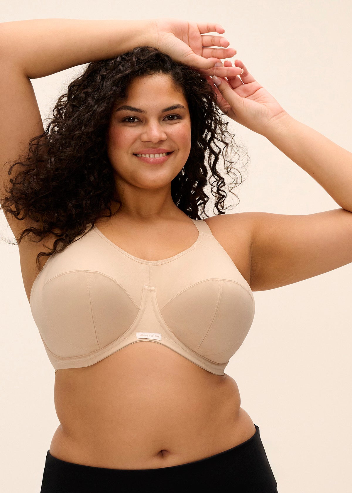 Reggiseno Sportivo Energise con Ferretto ad Alto Sostegno Nude