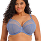 Elomi Matilda Reggiseno Plunge Bra Ideale Per Coppe Abbondanti con J-hook Lunar Blue