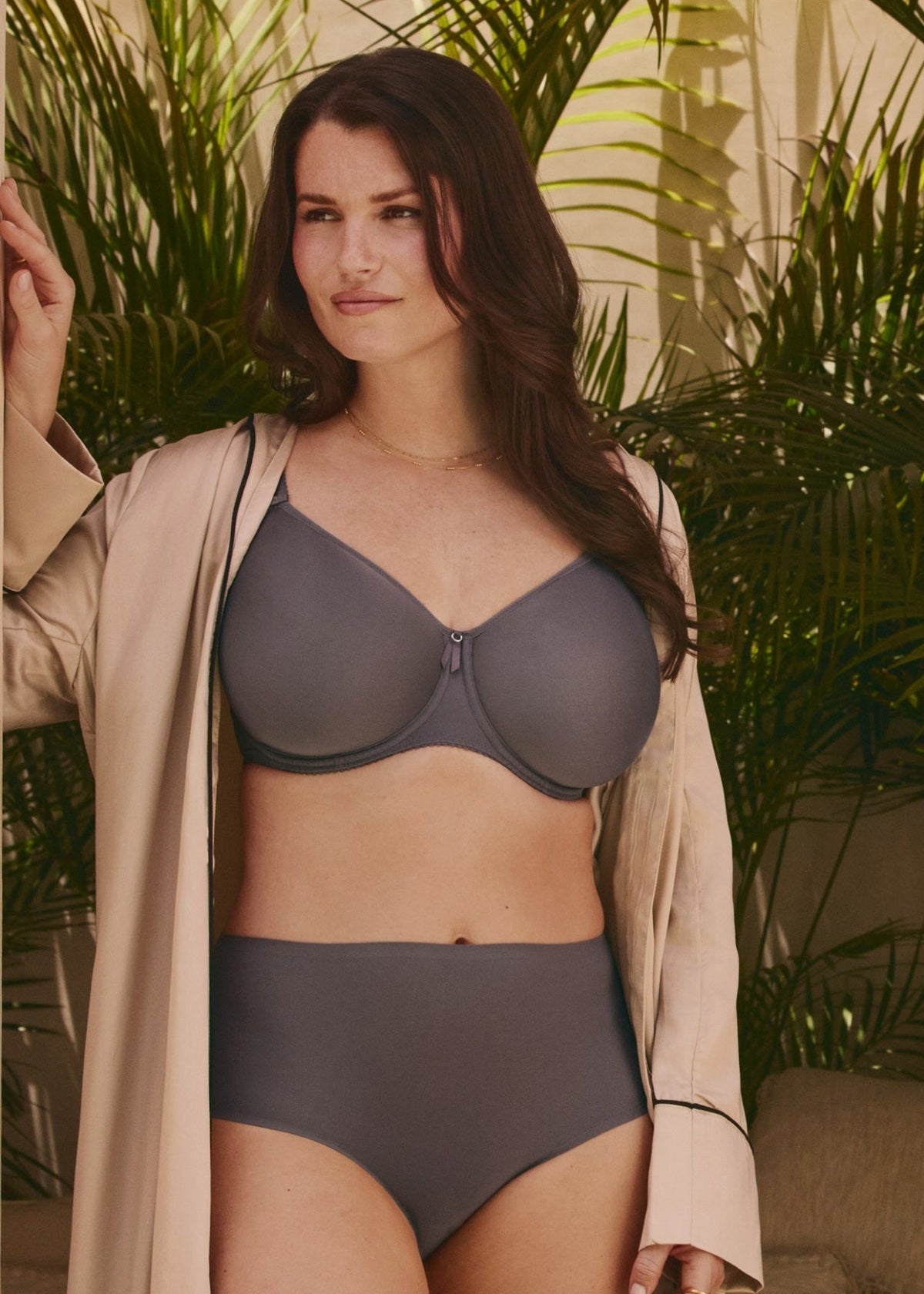 Rebecca Essential Reggiseno Con Ferretto E Coppe Microforate Spacer Warm Ombre