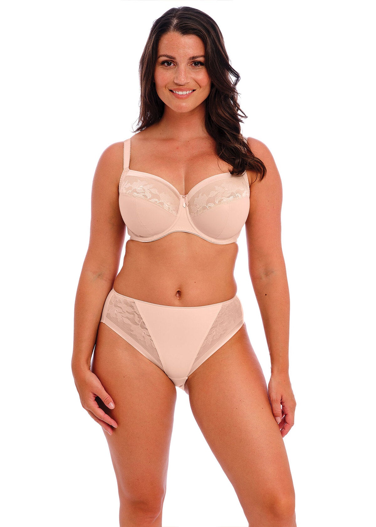 Reggiseno Illusion Liscio e Minimizer con Ferretto e Side Support Nude