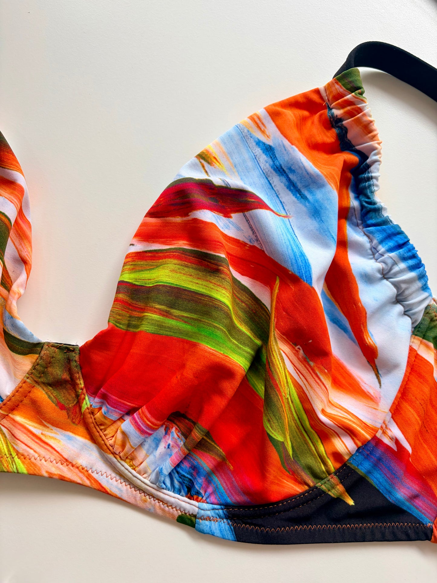 Le Foglie Reggiseno Costume Con Ferretto E Coppe Soft ULTIME TAGLIE PRONTA CONSEGNA
