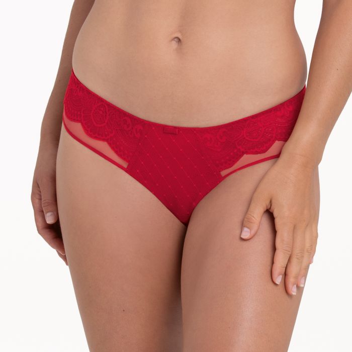 Selma Slip A Vita Media Rosso 1336