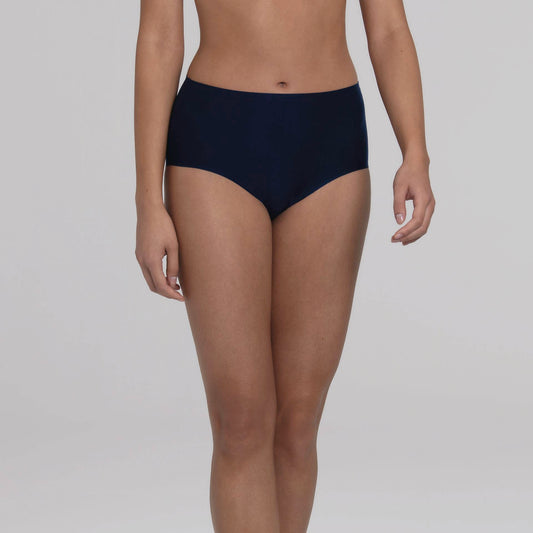 Essential Slip A Vita Alta Blu Mare 1343