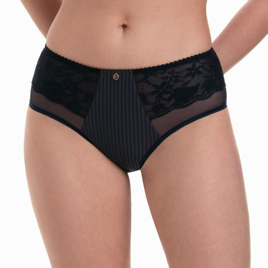 Sita Slip A Vita Alta Nero 1366