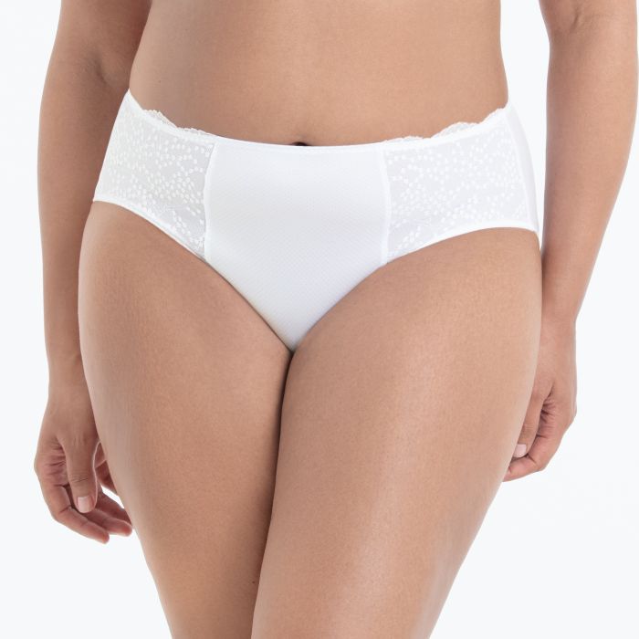 Orely Slip A Vita Midi Bianco 1382